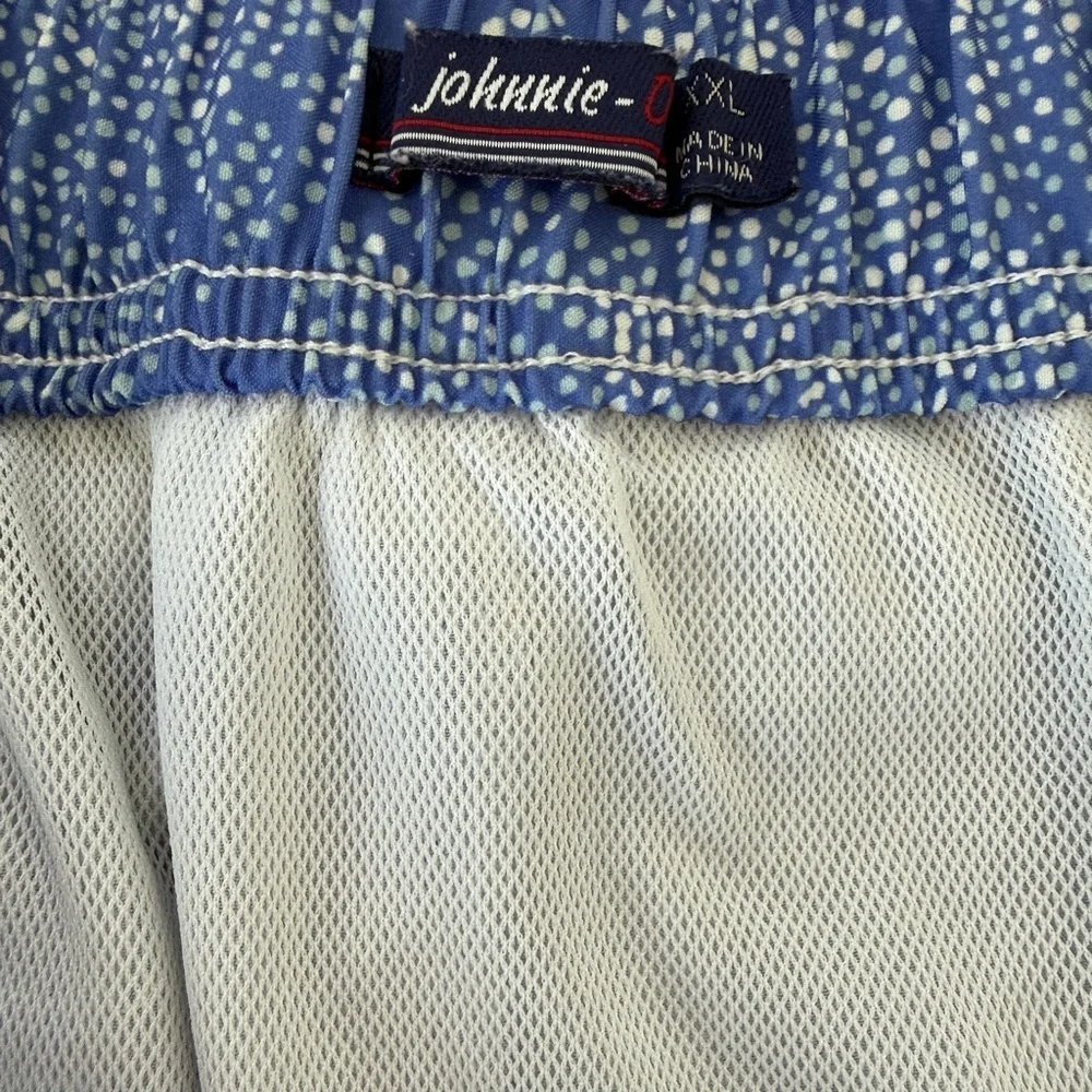 Johnnie O Men's Blue Patterned Swim Trunks Size XL